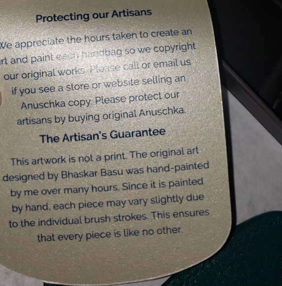 Anuschka Butterfly Keychain NWT - Picture 5 of 11